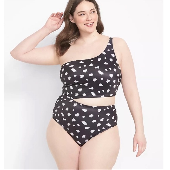 NWT Cacique Cut Out One Piece Swimsuit Size 14 - Picture 1 of 5